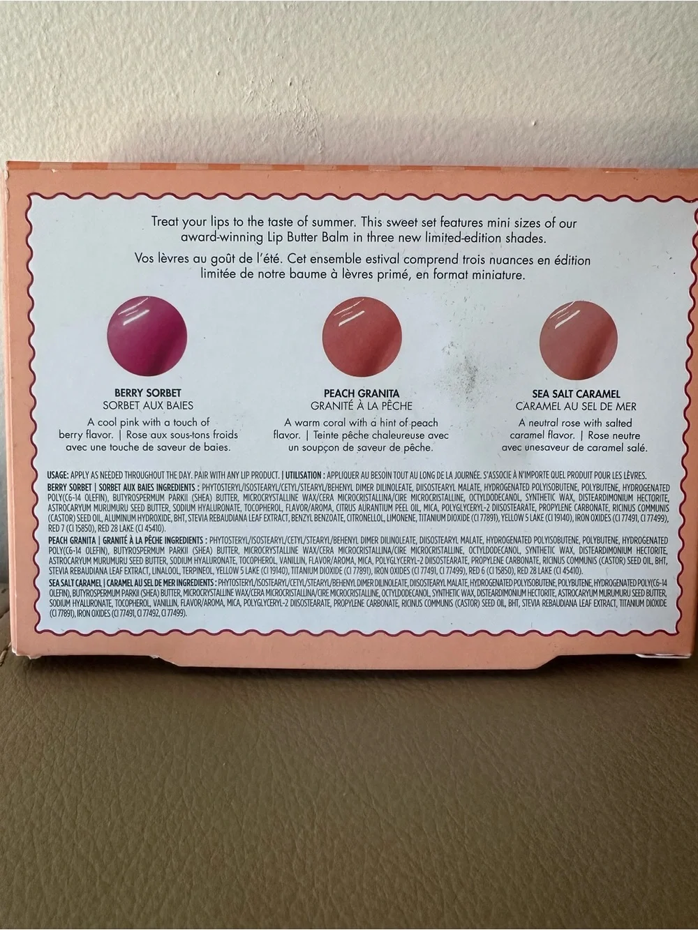 Summer Fridays The Sweet Summer Minis Lip Butter Balm Trio